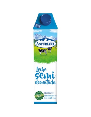 LECHE ASTURIANA SEMI BRIK 1L