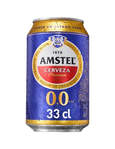 CERV. AMSTEL 0.0 LATA 33 CL