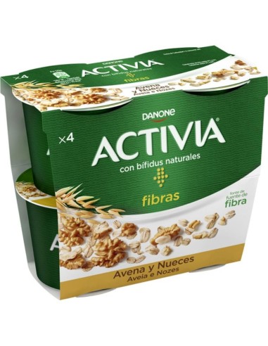 ACTIVIA AVENA NUECES X4