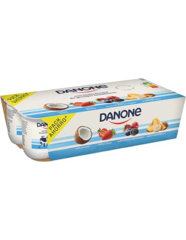 DANONE YOGUR P- 8 UNID SURTIDA