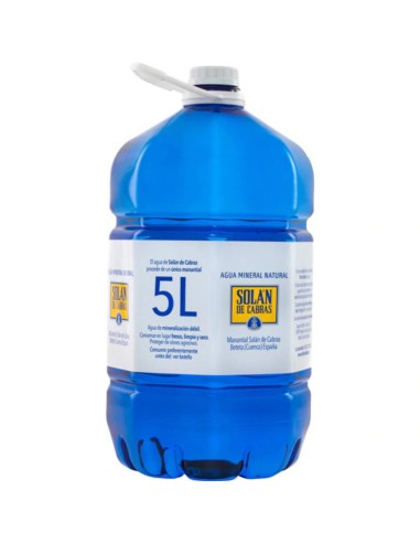 AGUA SOLAN DE CABRAS 5L