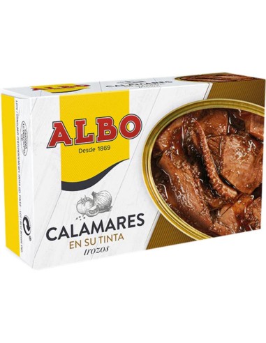 CALAMARES TROZOS ALBO TINTA 72GR