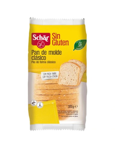 PAN DE MOLDE SCHAR CLASICO S/GLUTEN