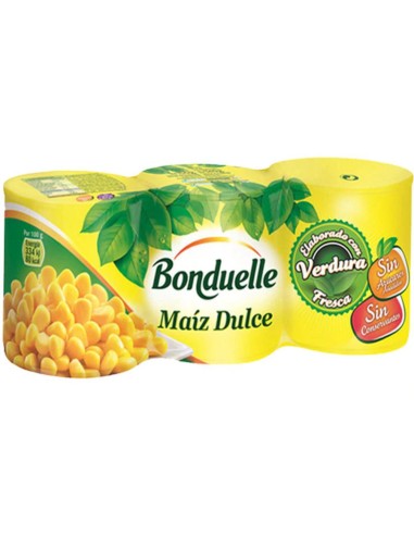 MAIZ DULCE BONDUELLE PACK3