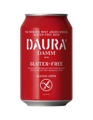 CERVEZA DAURA S/GLUTEN 33 CL