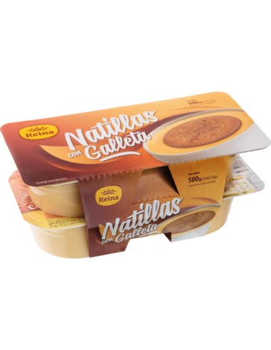 NATILLAS CON GALLETA REINA 4X125G