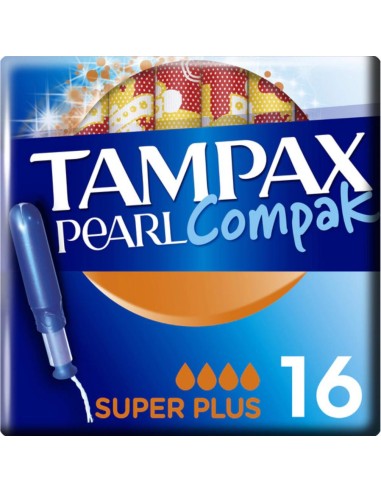 TAMPAX COMPAK PEARL SUPER 16 UNID