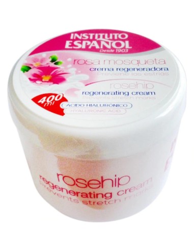 TARRO CREMA ROSA MOSQUETA 400ML INSTITUTO ESPAÑOL