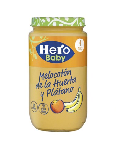 HERO MELOCOTON /PLATANO 190GR