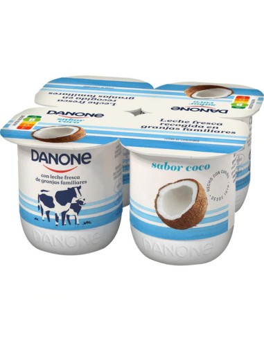 YOGUR DANONE SABOR COCO X4