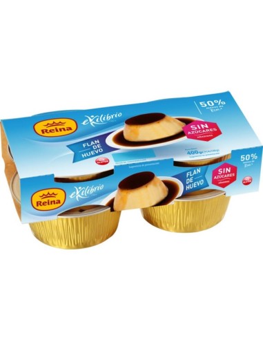 FLAN DE HUEVO EQUILIBRIO REINA 4X100 G