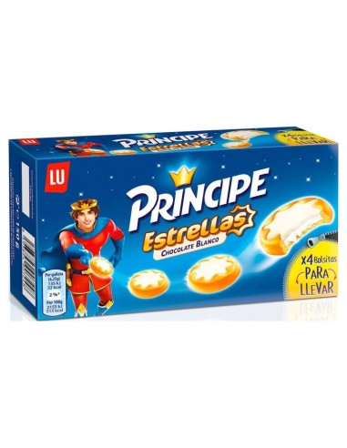 GALLETAS PRINCIPE ESTRELLA BLANCAS,150 GR