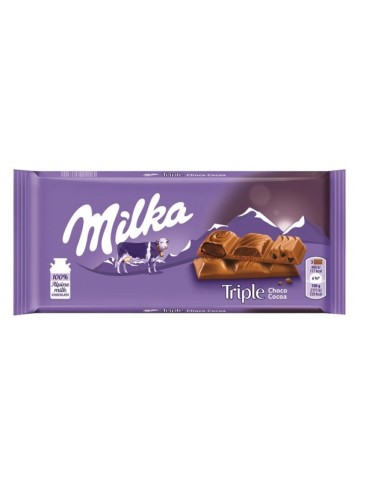 CHOCO MILKA TRIPLE CHOCO 90GR