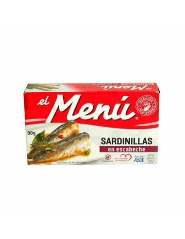 SARDINILLAS EN ESCABECHE  EL MENU 65GR