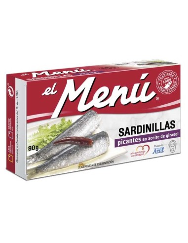 SARDINILLAS PICANTE EL MENU 65GR