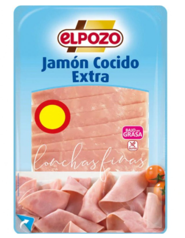 JAMON COCIDO EXTRA LONCHAS FINAS 115GR