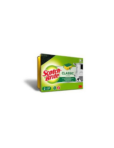 SCOTCH BRITE FIBRA VERDE SALVAUÑAS 3X2