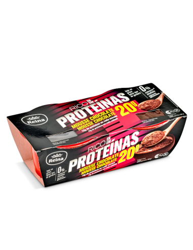 MOUSSE CHOCOLATE RICO PROTEINAS 2X100