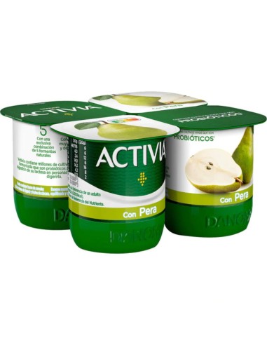 ACTIVIA  CON PERA X4