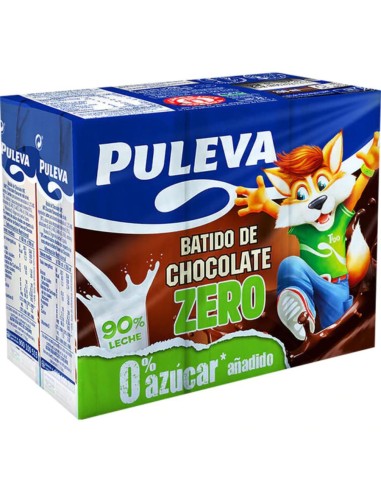 BATIDO PULEVA CHOCO ZERO P-6X200ML