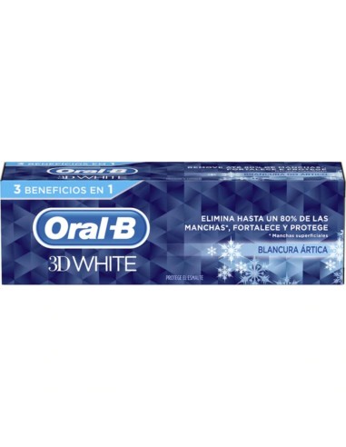 ORAL B DENT 75ML 3D WHITW BLANCURA
