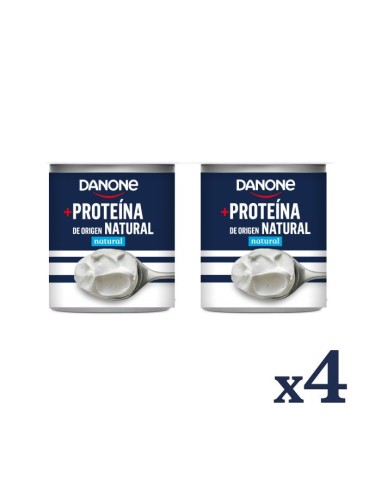 DANONE PROTEINAS NATURAL 100GRX4 UNID