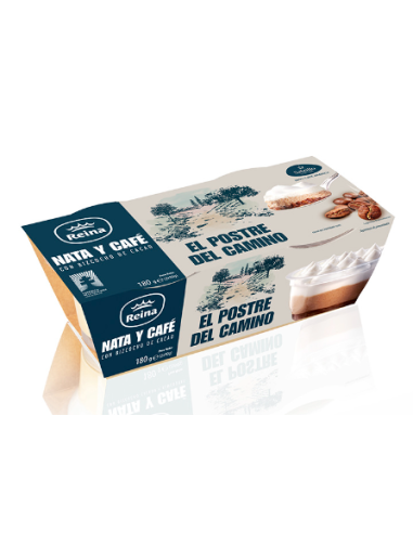 POSTRE DEL CAMINO CAFE Y NATA 2X90GR