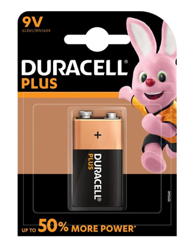 PILA DURACELL PLUS 6F22 9V