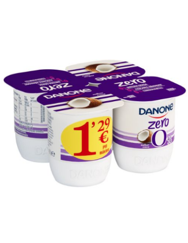DANONE ZERO COCO X 4 UNID