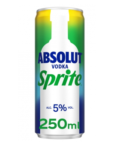 ABSOLUT VODKA SPRITE 250ML