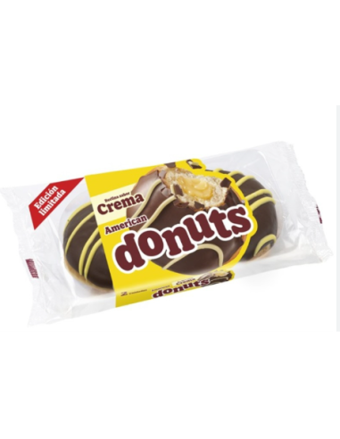 DONUTS AMERICAN SABOR CREMA X 2 UNID