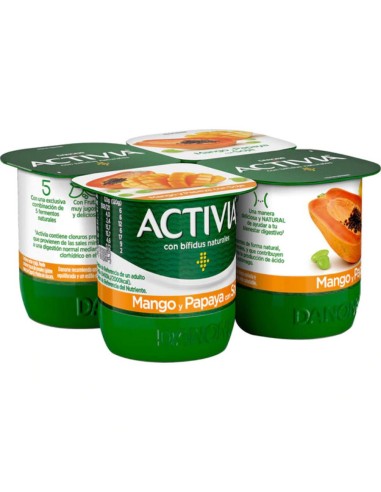 ACTIVIA SOJA MANGO PAPAYA