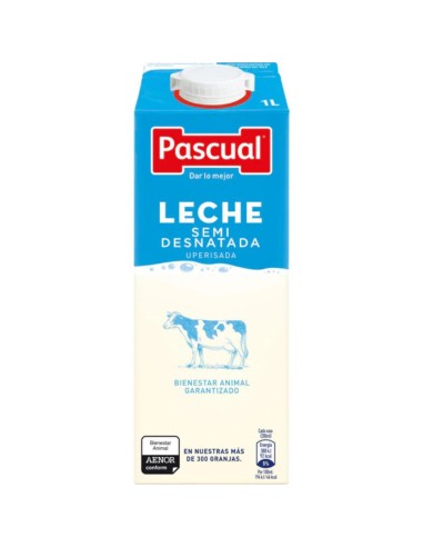 LECHE PASCUAL SEMIDESN BRIK 1L