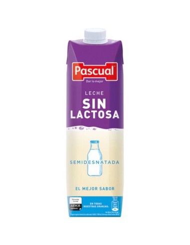 LECHE PASCUAL S/LACTOSA SEMI 1L