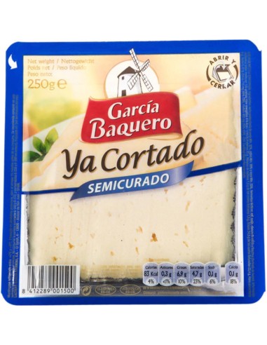 QUESO SEMI CORTADO GARCIA BAQUERO 250GR